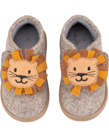 Hausschuhe IGOR  für Damen und Herren ZAPATILLAS PARA CASA RESPETUOSAS LEON  MARRóN
