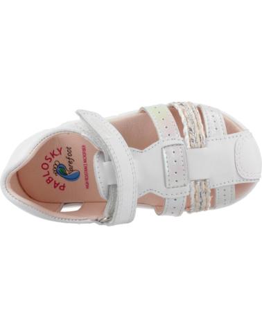Sandalen PABLOSKY  für Mädchen SANDALIAS NINA MODELO 051400P COLOR  BLANCO
