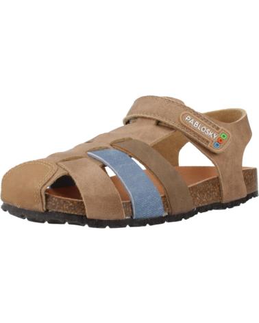 Sandales PABLOSKY  pour Garçon SANDALIAS NINO MODELO 517132P COLOR MARRON  CRZGCL