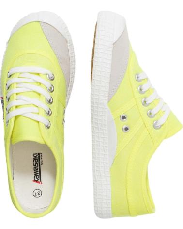 Sportschuhe für Damen und Herren KAWASAKI ORIGINAL NEON CANVAS SHOE K202428 5001 SAFETY YELLOW