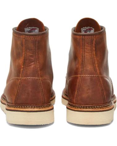Stivaletti RED WING  per Uomo 1907 HERITAGE WORK 6 MOC TOE BOOT COPPER ROUGH TOUGH - 39  BROWN