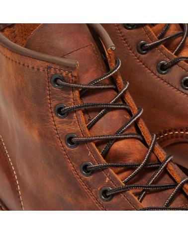 Stivaletti RED WING  per Uomo 1907 HERITAGE WORK 6 MOC TOE BOOT COPPER ROUGH TOUGH - 39  BROWN