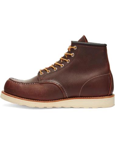 Bottines RED WING  pour Homme 8138 HERITAGE WORK 6 MOC TOE BOOT BRIAR OIL SLICK - 40  BROWN