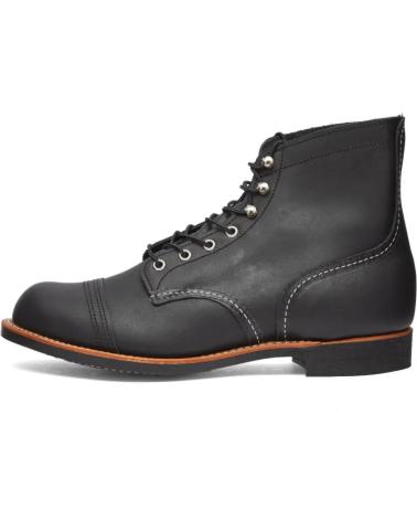 Man Mid boots RED WING 8084 HERITAGE 6 IRON RANGER BOOT HARNESS - 40  BLACK