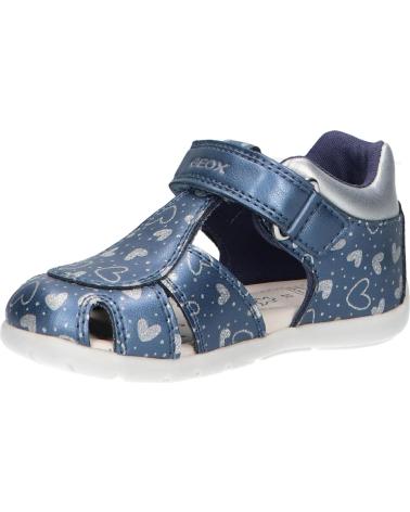 girl Sandals GEOX B451QC 000NF B ELTHAN  C4206 SKY-SILVER