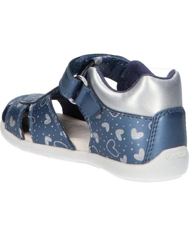 girl Sandals GEOX B451QC 000NF B ELTHAN  C4206 SKY-SILVER