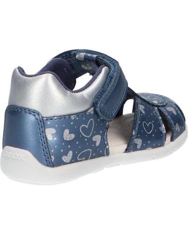 girl Sandals GEOX B451QC 000NF B ELTHAN  C4206 SKY-SILVER