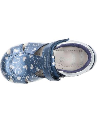 girl Sandals GEOX B451QC 000NF B ELTHAN  C4206 SKY-SILVER