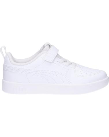 girl and boy Trainers PUMA 385836 RICKIE AC PS  01 WHITE