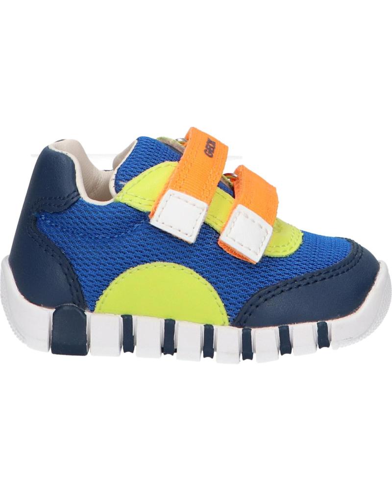 boy Trainers GEOX B3555C 01454 B IUPIDOO ROYAL-ORANGE  C0685