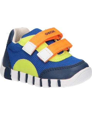 boy Trainers GEOX B3555C 01454 B IUPIDOO ROYAL-ORANGE  C0685