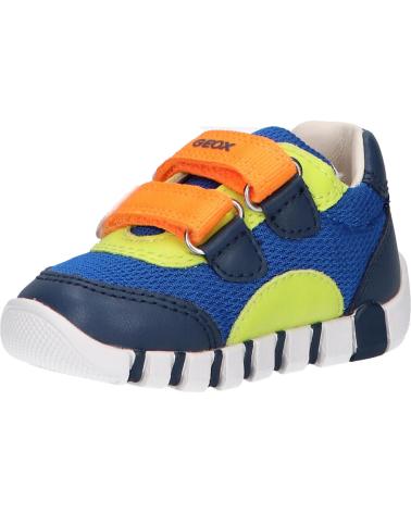 boy Trainers GEOX B3555C 01454 B IUPIDOO ROYAL-ORANGE  C0685