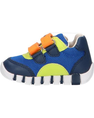 boy Trainers GEOX B3555C 01454 B IUPIDOO ROYAL-ORANGE  C0685