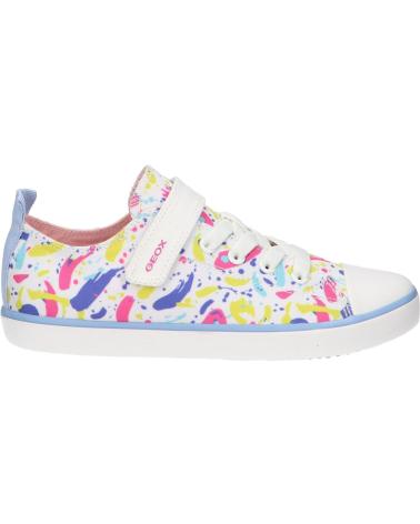 Sportivo GEOX  per Bambina J454NA 000AN J GISLI WHITE-MULTICOLOR  C0653