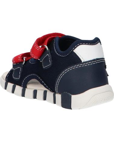 boy Sandals GEOX B455PA 01454 B SANDAL IUPIDOO C0735 NAVY-RED C0735