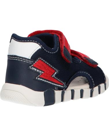 boy Sandals GEOX B455PA 01454 B SANDAL IUPIDOO C0735 NAVY-RED C0735