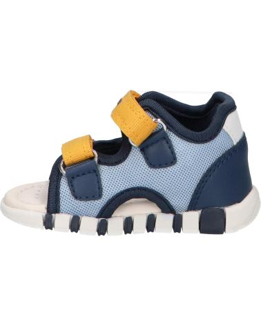 boy Sandals GEOX B455PA 01454 B SANDAL IUPIDOO  CB42V LT NAVY-YELLOW