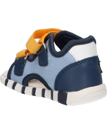boy Sandals GEOX B455PA 01454 B SANDAL IUPIDOO  CB42V LT NAVY-YELLOW