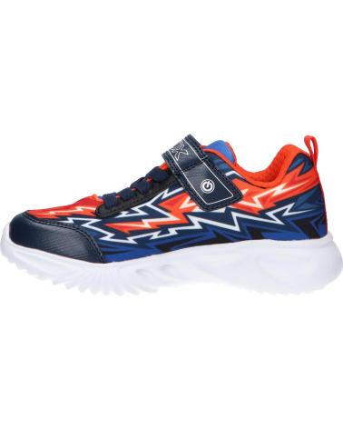 Sportif GEOX  pour Garçon J45DZB 02ACE J ASSISTER NAVY-ORANGE  C0820