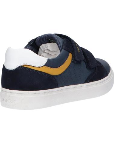 boy Trainers GEOX J45ECB 0CL22 J NASHIK  C0657 NAVY-YELLOW