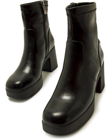Stivaletti MTNG  per Donna BOTIN TACON MUSTANG CREMALLERA  NEGRO