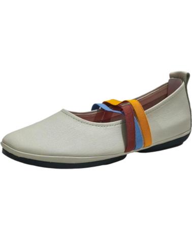 Zapatos CAMPER  de Mujer SABRINA TWINS DE PIEL CON ELASTICOS MULTICOLOR  BLANCO