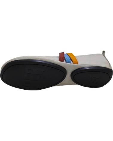 Zapatos CAMPER  de Mujer SABRINA TWINS DE PIEL CON ELASTICOS MULTICOLOR  BLANCO