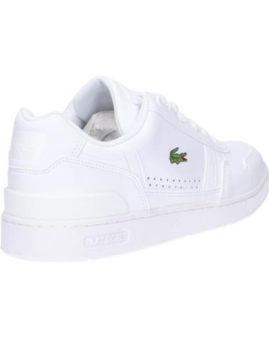 Man sports shoes LACOSTE 43SMA0023 SYNTHETIC  21G WHT-WHT