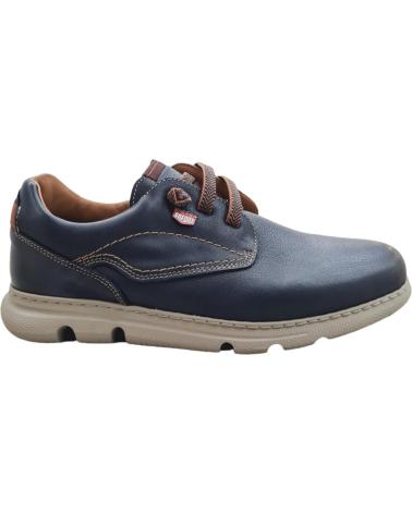 Zapatos de Hombre ON FOOT ZAPATOS PIEL AZUL CONFORT MARINO