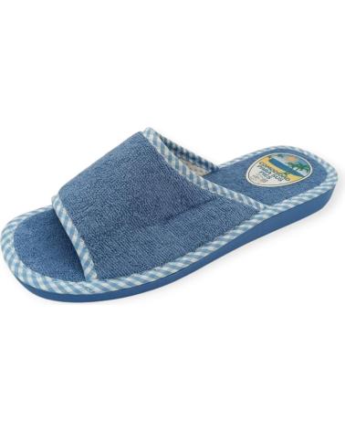 Hausschuhe BEREVERE  für Damen ZAPATILLA RIZO ABIERTA  AZUL