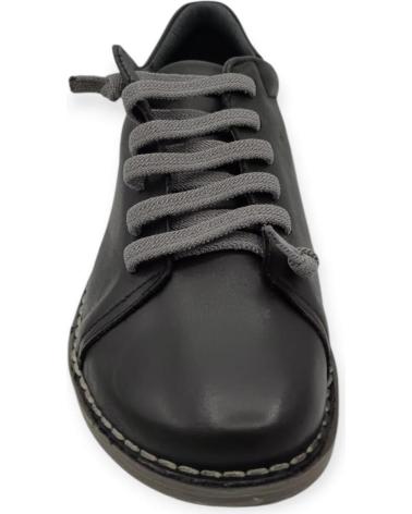 Zapatos BOLETA  de Mujer ZAPATO PIEL GOMAS  MARRN