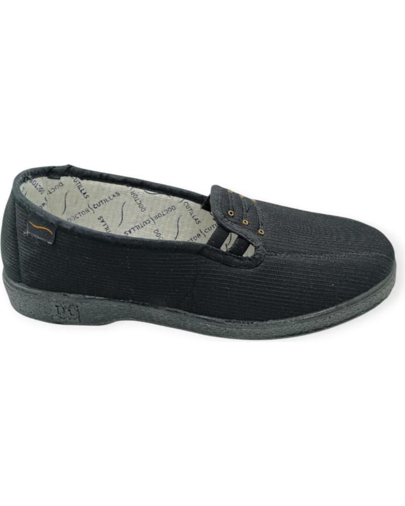 Calzado de casa D`CUTILLAS  de Mujer ZAPATILLA NEGRA DOCTOR CUTILLAS 827  VARIOS COLORES