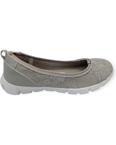 Bailarinas PAREDES  per Donna ZAPATILLA NEGRA O 18117  GRIS