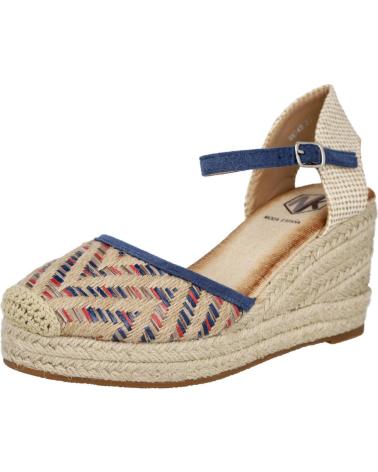 Sandali per Donna L&R SHOES LR SHOES NK545 ALPARGATAS DE ESPARTO PARA MUJER AZUL
