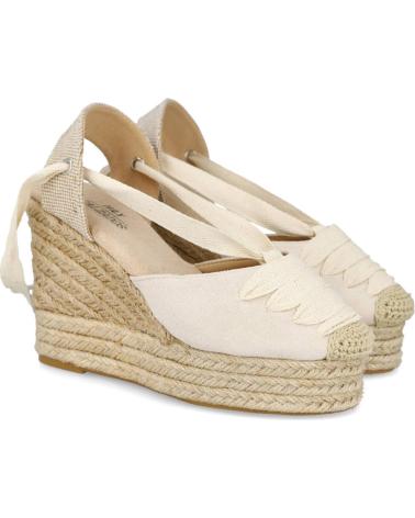 Sandali per Donna L&R SHOES LR SHOES 777D ALPARGATAS DE ESPARTO PARA MUJER BEIGE