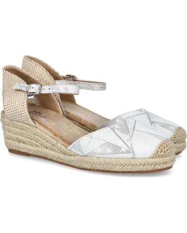 Sandali per Donna L&R SHOES LR SHOES NK027 ALPARGATAS DE ESPARTO PARA MUJER PLATA