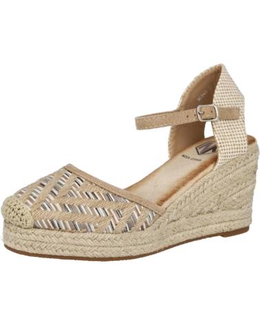 Woman Sandals L&R SHOES LR SHOES NK545 ALPARGATAS DE ESPARTO PARA MUJER TAUPE