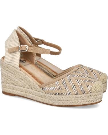 Woman Sandals L&R SHOES LR SHOES NK545 ALPARGATAS DE ESPARTO PARA MUJER TAUPE