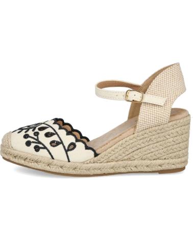 Woman Sandals L&R SHOES LR SHOES NK504 ALPARGATAS DE ESPARTO PARA MUJER BEIGE