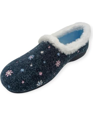 Pantoufles BEREVERE  pour Femme ZAPATILLA CASA  AZUL