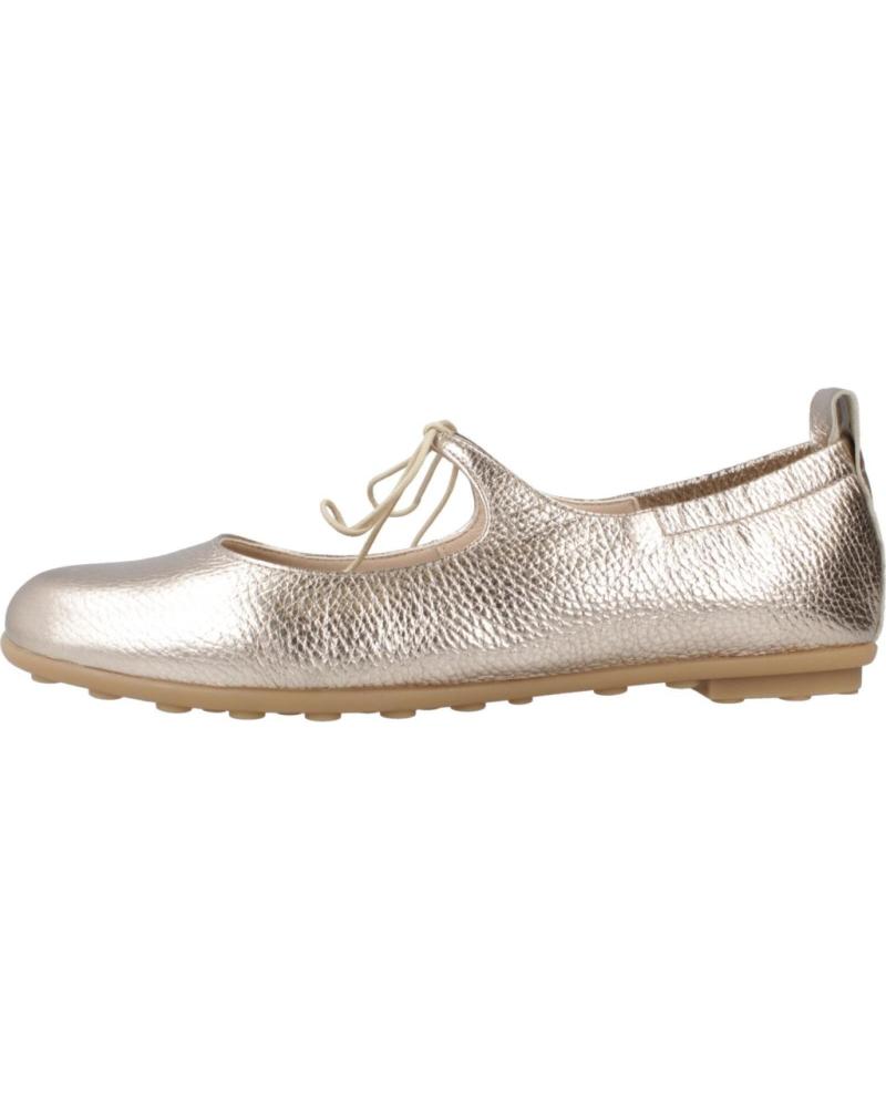Woman Mocasines HISPANITAS ZAPATOS CASUAL MUJER MODELO HV254076 COLOR ORO CAVA