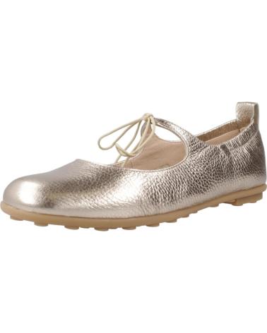 Woman Mocasines HISPANITAS ZAPATOS CASUAL MUJER MODELO HV254076 COLOR ORO CAVA