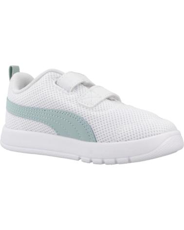 Deportivas PUMA  de Niña y Niño ZAPATILLAS NINO MODELO COURTFLEX V3 MESH INF COLOR BLANCO WH  WHITE