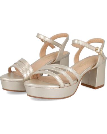 Woman Sandals L&R SHOES LR SHOES BL2476-3 SANDALIAS DE TACON PARA MUJER  ORO