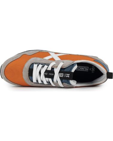 ZAPATILLAS MUNICH UM 8901081 NARANJAS Y BLANCAS NARANJA