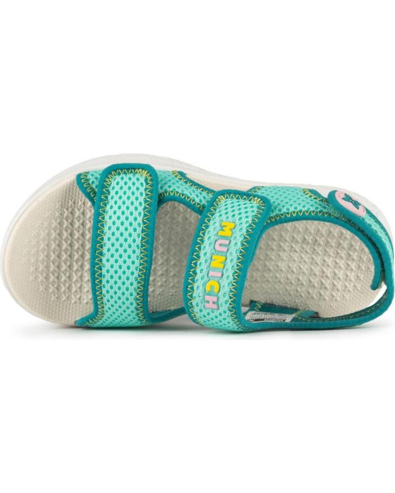 Sandalias De Niña MUNICH MINI PUCK 8024010 TURQUESA