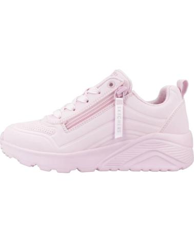 Deportivas SKECHERS  de Mujer y Niña ZAPATILLAS NINA MODELO UNO LITE - EASY ZIP COLOR ROSA  LTPK