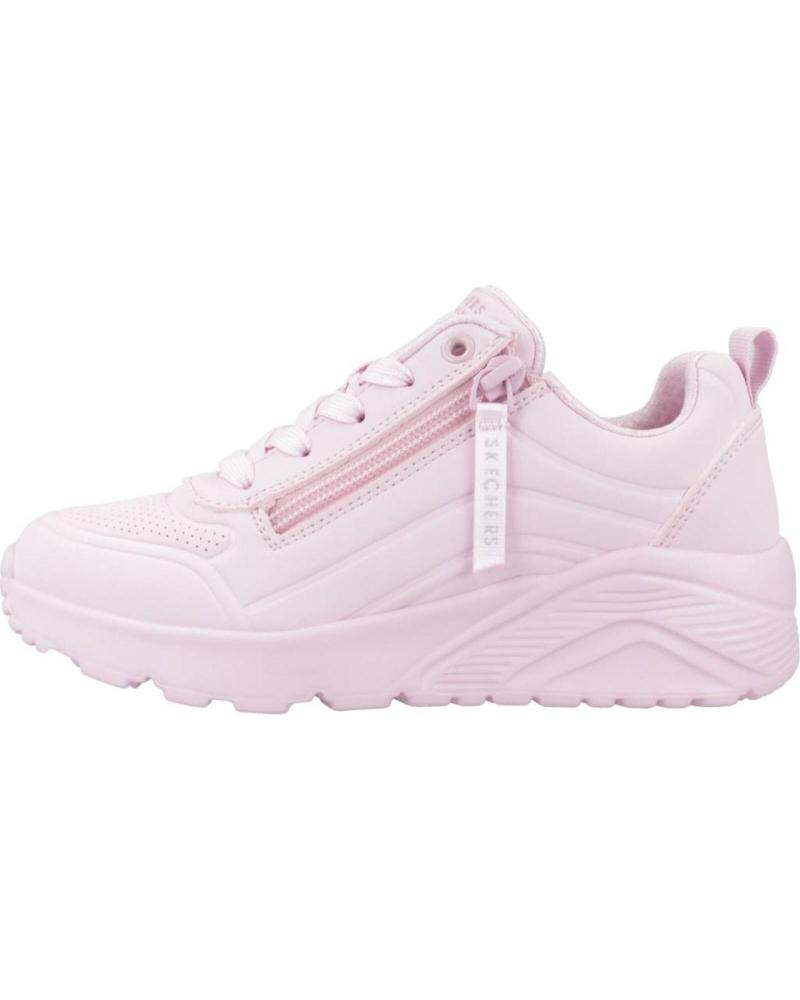 Deportivas SKECHERS  de Mujer y Niña ZAPATILLAS NINA MODELO UNO LITE - EASY ZIP COLOR ROSA  LTPK