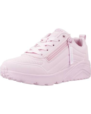 Deportivas SKECHERS  de Mujer y Niña ZAPATILLAS NINA MODELO UNO LITE - EASY ZIP COLOR ROSA  LTPK