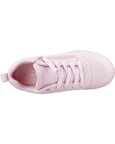 Deportivas SKECHERS  de Mujer y Niña ZAPATILLAS NINA MODELO UNO LITE - EASY ZIP COLOR ROSA  LTPK
